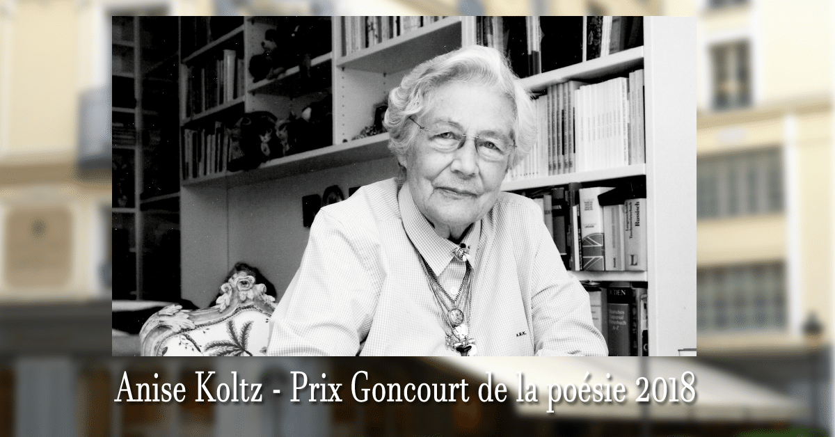 Anise Koltz récompensée du prix Goncourt de la poésie